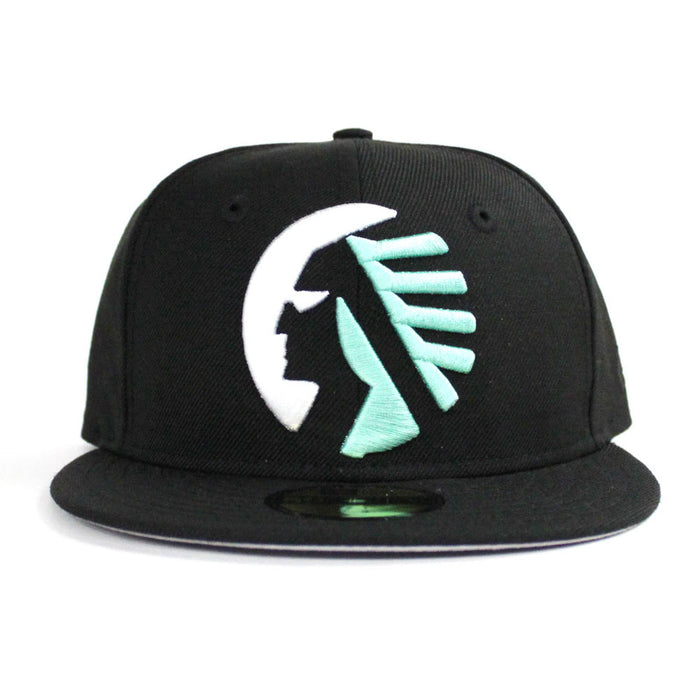 Memphis Chicks New Era 59fifty Fitted Hat (Air Jordan Retro 13 Black Mint Gray Under Brim)