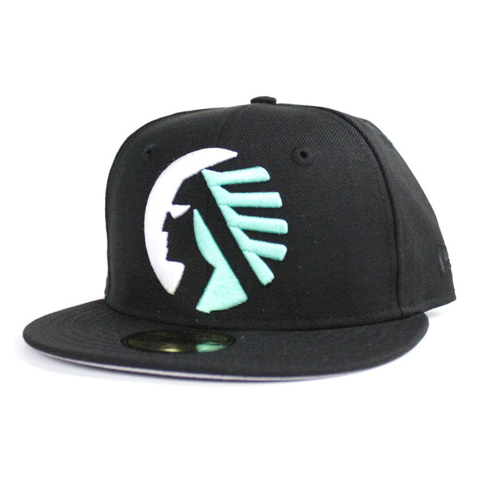 Memphis Chicks New Era 59fifty Fitted Hat (Air Jordan Retro 13 Black Mint Gray Under Brim)