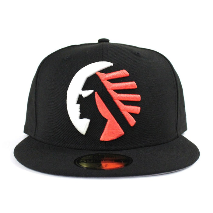 Memphis Chicks New Era 59Fifty Fitted Hats (Jordan 6 Retro Black Infrared Gray Under Brim)