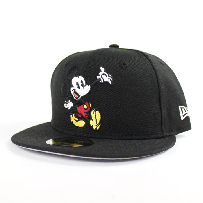 Mickey Mouse II New Era 59Fifty Fitted Hat (Black Gray Under Brim)