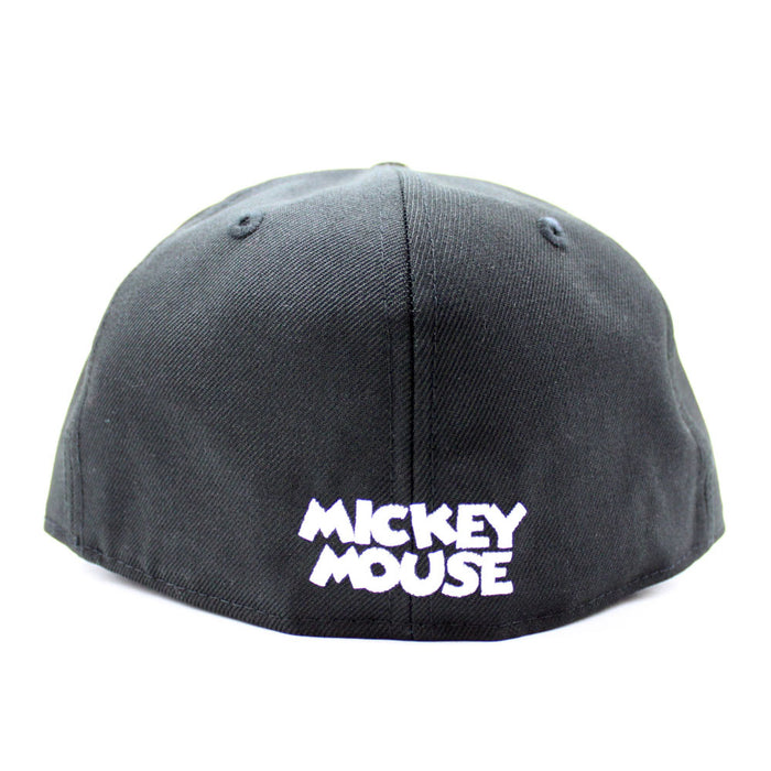MICKEY MOUSE New Era 59Fifty Fitted Hat (Black Pink Under Brim)