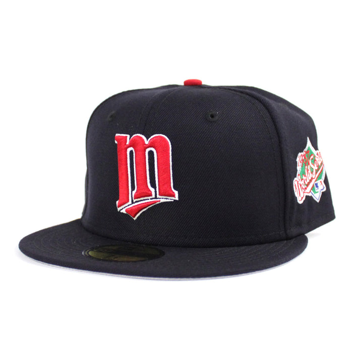 Minnesota Twins 1987 World Series New Era 59Fifty Fitted Hat (Navy Gray Under Brim)