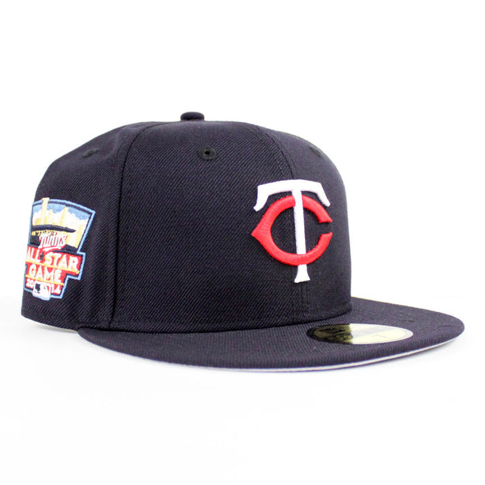 Minnesota Twins 2014 All Star Game New Era 59Fifty Fitted Hat (Navy Gray Under Brim)