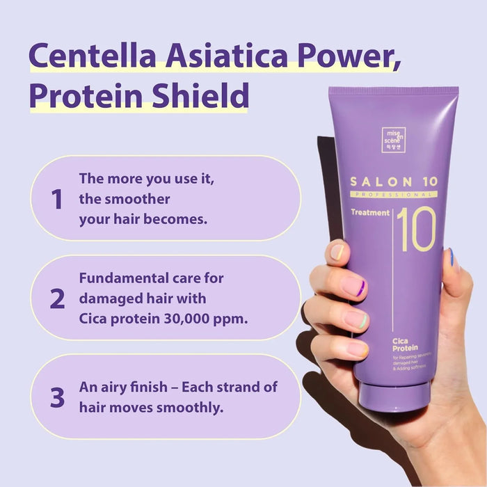 [Mise en scene] Salon 10 Professional Cica Protein Treatment 215ml - Ballagrio