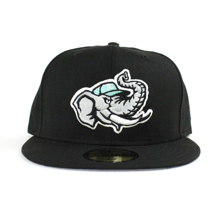 Modesto Athletics New Era 59FIFTY Fitted Hat (Black Air Max 95 OG Fresh Mint Gray Under Brim)