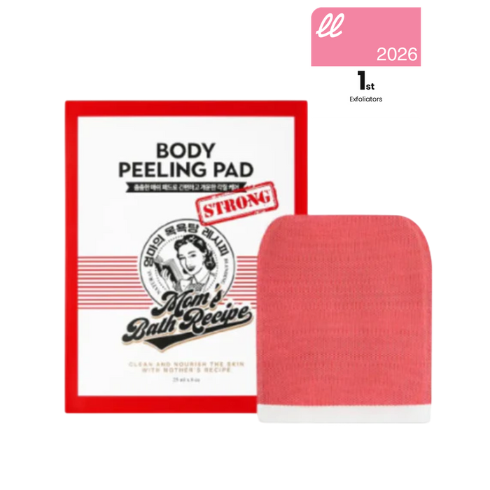 Mom's Bath Recipe Body Peeling Pad Strong