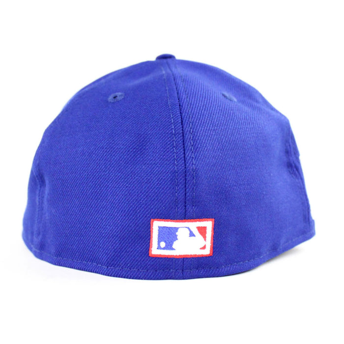 Montreal Expos OLYMPIC STADIUM New Era Fitted 59Fifty Hat (Blue Green Under Brim)