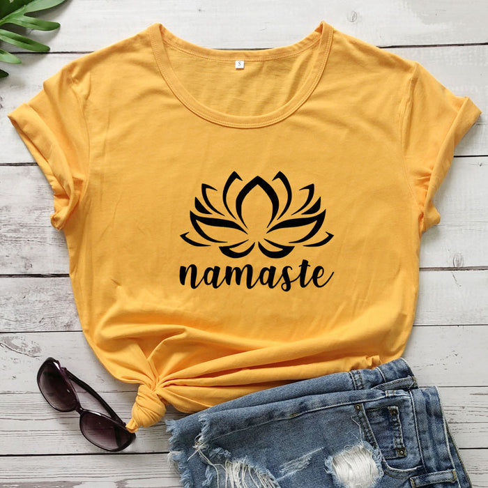 🪷Namaste Lotus Tee