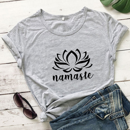 🪷Namaste Lotus Tee