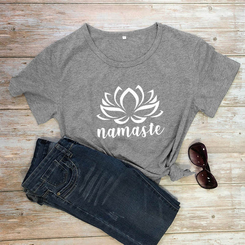 🪷Namaste Lotus Tee