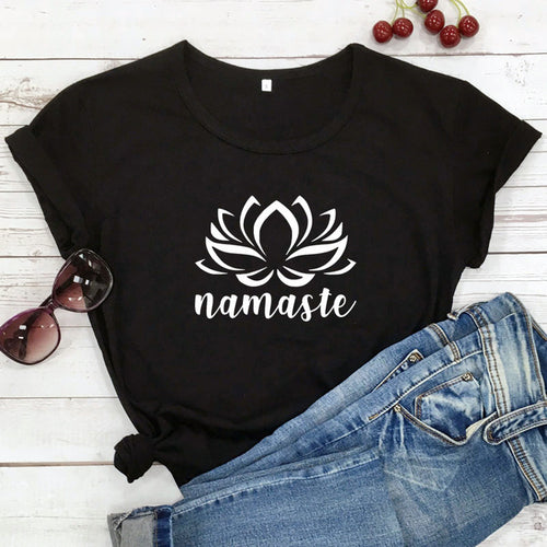 🪷Namaste Lotus Tee