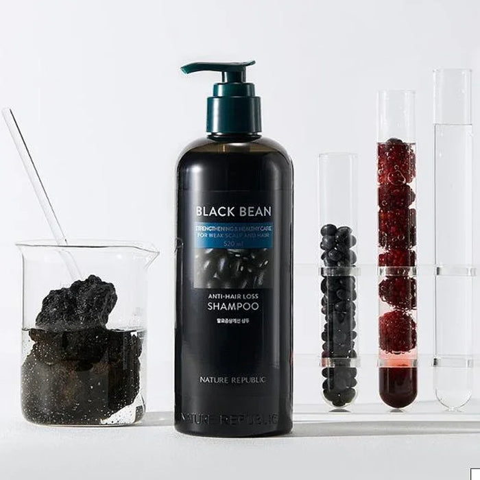 [Nature Republic] BLACK BEAN Anti Hair Loss Shampoo 520ml - Ballagrio