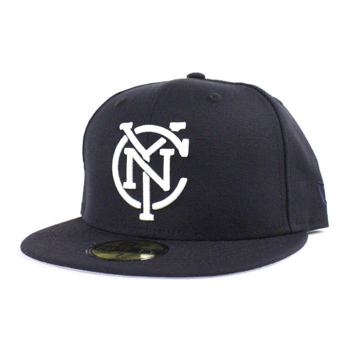 New York City FC New Era 59FIFTY Fitted Hat (Navy Gray Under Brim)