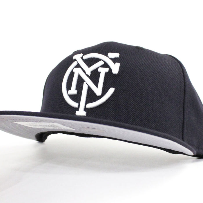 New York City FC New Era 59FIFTY Fitted Hat (Navy Gray Under Brim)