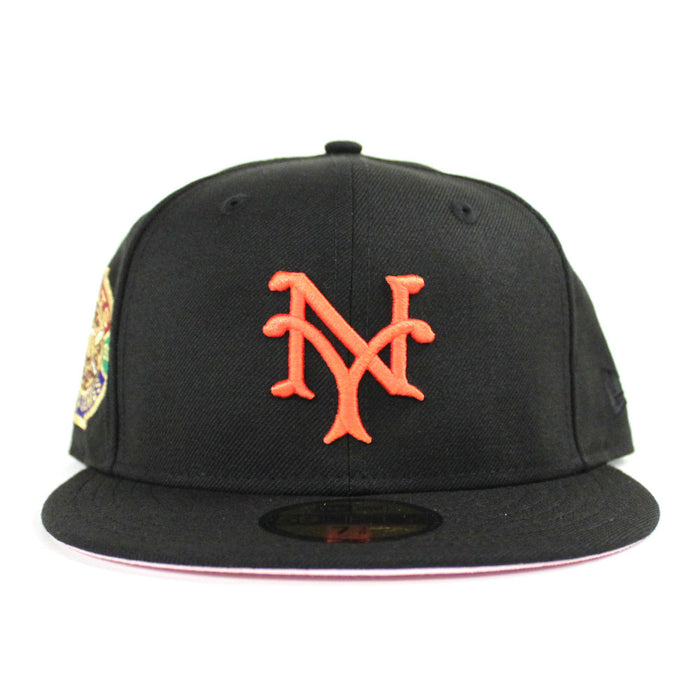 NEW YORK GIANTS 1933 World Series 59Fifty New Era Fitted Hat (Black Pink Under Brim)