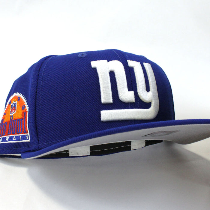 NEW YORK GIANTS 1993 Pro Bowl 59Fifty New Era Fitted Hat (Royal blue  Gray Under Brim)