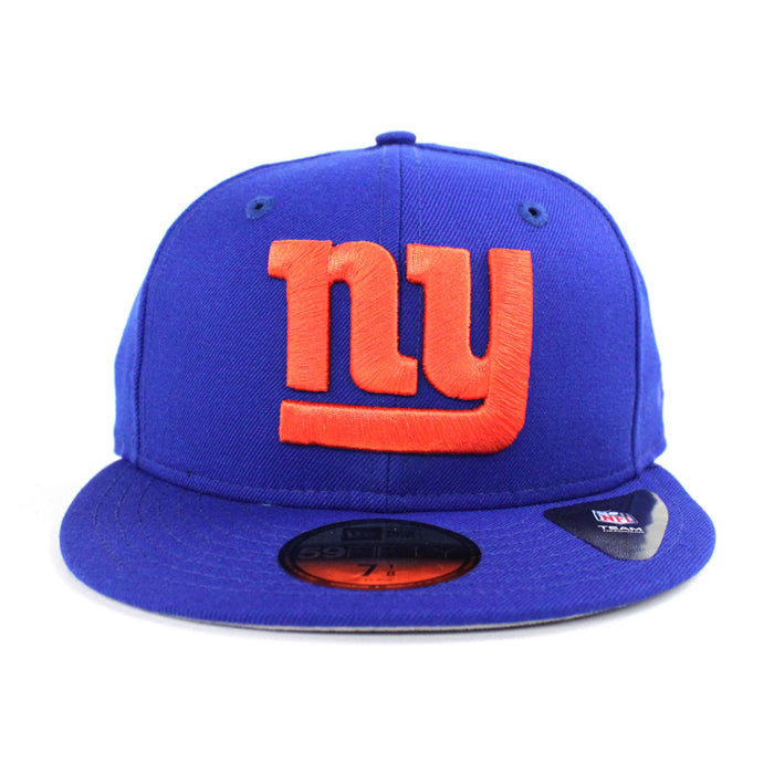 New York Giants New Era 59Fifty Fitted Hat (Mets Color Royal Blue Gray Under Brim)