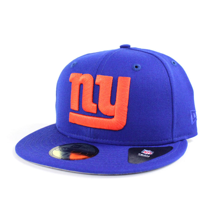 New York Giants New Era 59Fifty Fitted Hat (Mets Color Royal Blue Gray Under Brim)