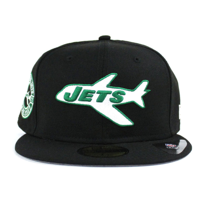 New York Jets 1960 Established New Era 59Fifty Fitted Hat (Black Way Gray Under Brim