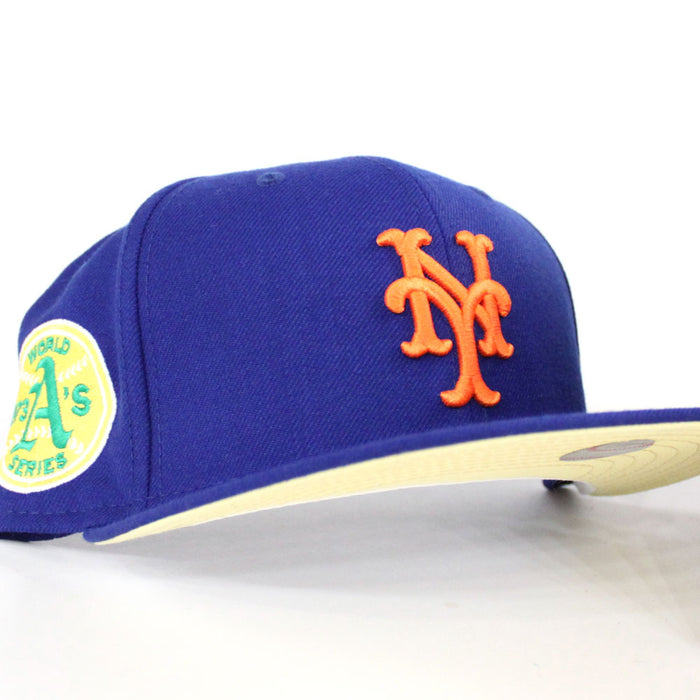 New York Mets 1973 World Series 59Fifty New Era Fitted Hat (Blue Soft Yellow Under Brim)