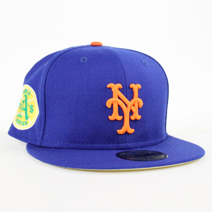 New York Mets 1973 World Series 59Fifty New Era Fitted Hat (Blue Soft Yellow Under Brim)