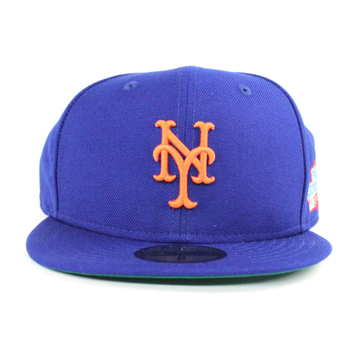 New York Mets 1986 World Series 59Fifty New Era Fitted Hat (Blue Green Under Brim)