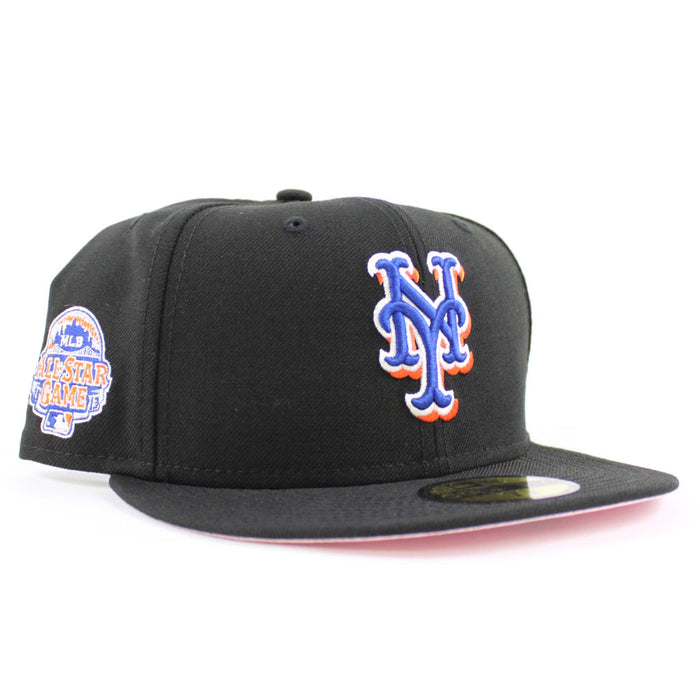 New York Mets 2013 All-Star Game New Era 59Fifty Fitted Hat (Black Orange Pink Under Brim)