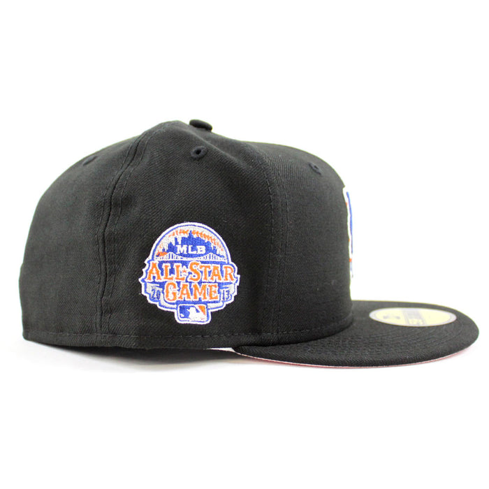 New York Mets 2013 All-Star Game New Era 59Fifty Fitted Hat (Black Orange Pink Under Brim)