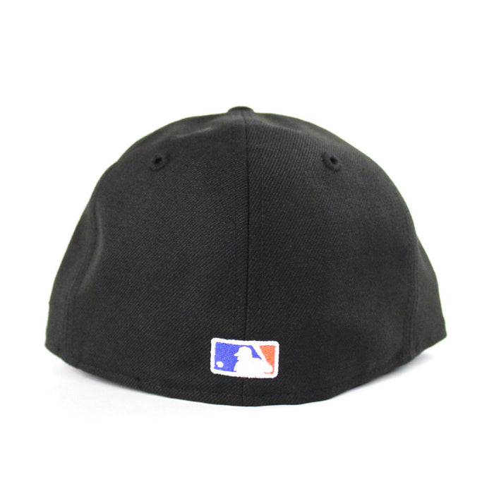 New York Mets New Era 59Fifty Fitted Hat (Black Red Under Brim)