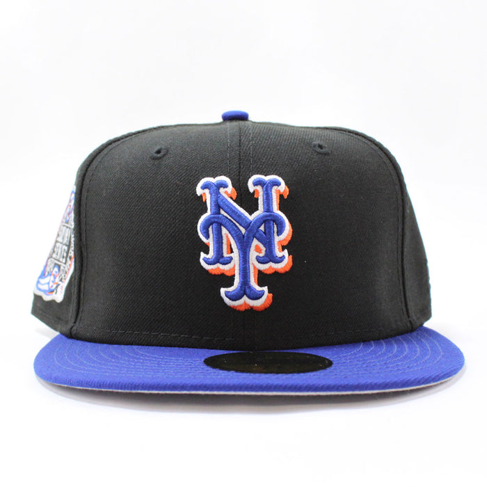New York Mets Subway Series 2000 World Series 59Fifty New Era Fitted Hat (Black Blue Grey Under Brim)