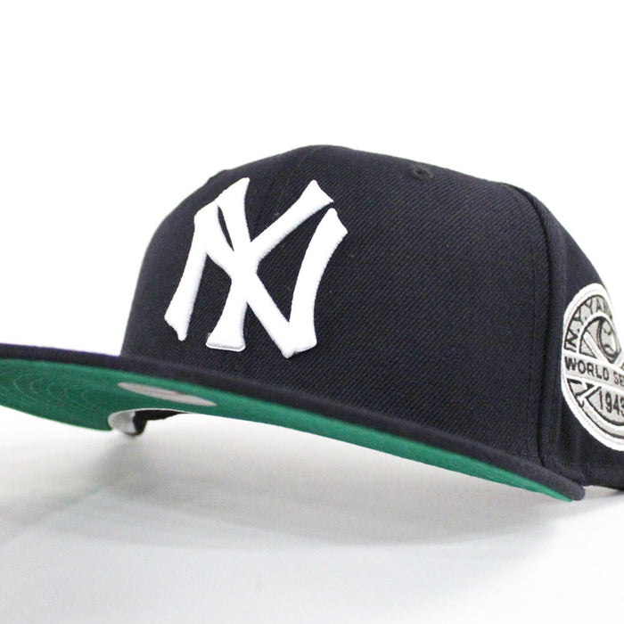 New York Yankees 1943 World Series New Era 59Fifty Fitted Hat (Navy Green Under Brim)
