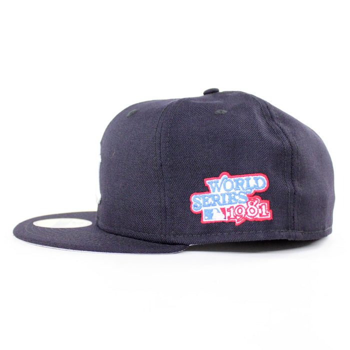 New York Yankees 1981 World Series 59Fifty New Era Fitted Hat (Navy Gray Under Brim)