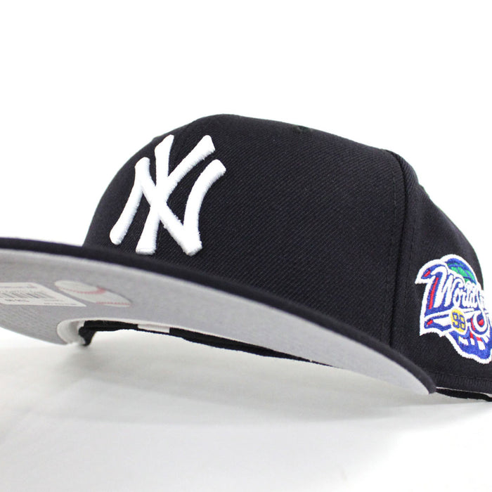 New York Yankees 1998 World Series 59Fifty New Era Fitted Hats (Navy Gray Under Brim)
