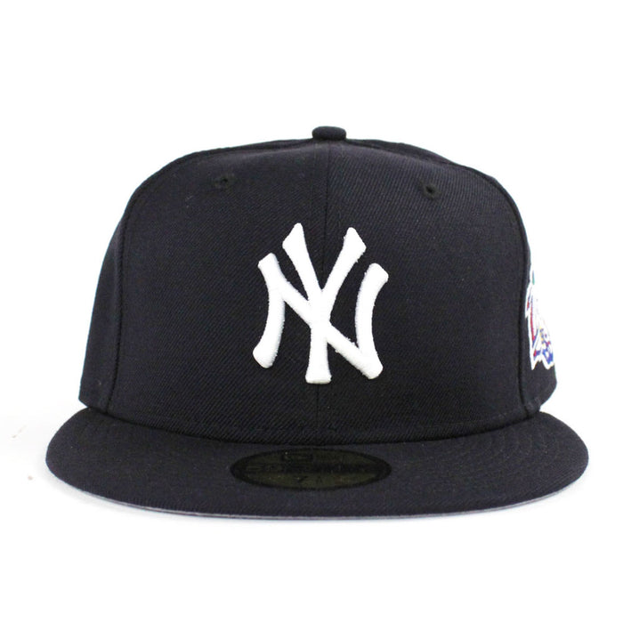 New York Yankees 1998 World Series 59Fifty New Era Fitted Hats (Navy Gray Under Brim)