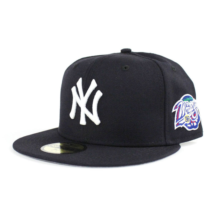 New York Yankees 1998 World Series 59Fifty New Era Fitted Hats (Navy Gray Under Brim)