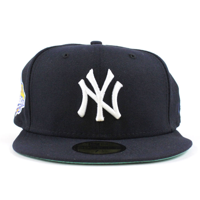 New York Yankees 1999 World Series New Era 59Fifty Fitted Hat (Navy Mint Under Brim)