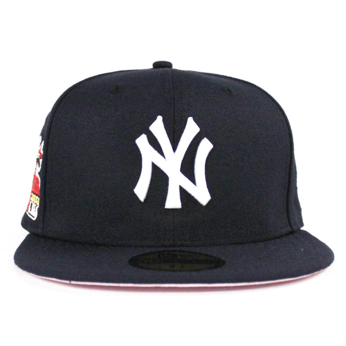 New York Yankees 2000 All Star Game New Era 59Fifty Fitted Hat (Navy PINK Under Brim)
