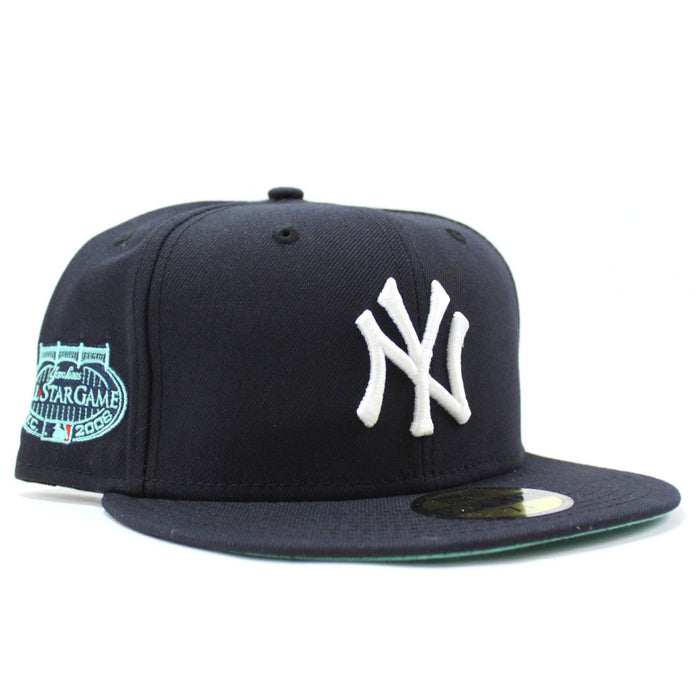 New York Yankees 2008 All Star Game New Era 59Fifty Fitted Hat (Navy Mint Under Brim)