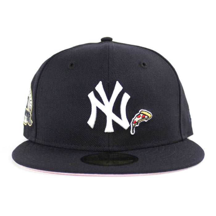 New York Yankees 27 World Championships New Era 59Fifty Fitted Hat (Pink Under Brim)