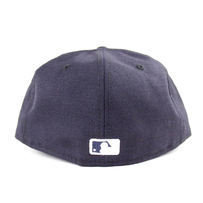 New York Yankees New Era 59Fifty Fitted Hat (Navy Pink Under Brim)