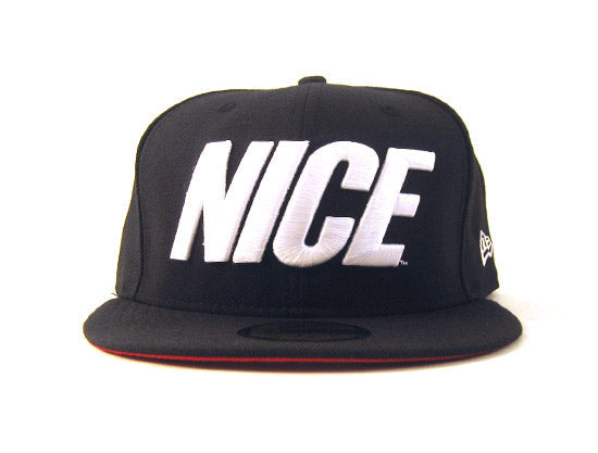 Nice New Era Fitted 59Fifty Caps (BLACK RED UNDER BRIM)
