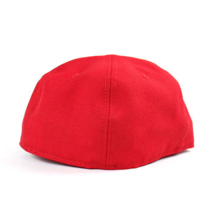Nightmare Before Christmas Jack Skellington Face New Era 59Fifty Fitted Hat (Red Glow in the Dark Gray Under Brim)