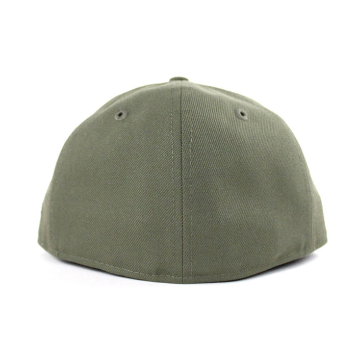 Nightmare Before Christmas Jack Skellington New Era 59Fifty Fitted Hat (Olive Black Gray Under Brim)