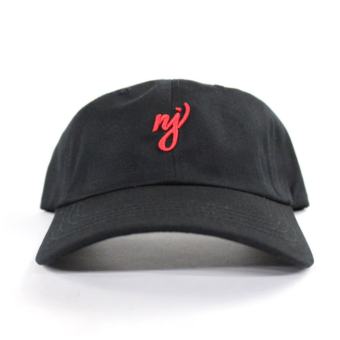 NJ Dad Hat (Black Red)