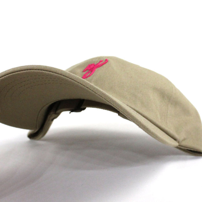 NJ Dad Hat (Camel Hot Pink)