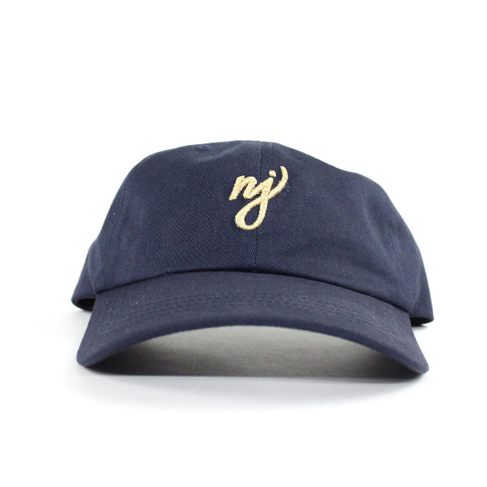 NJ Dad Hat (Navy Gold)