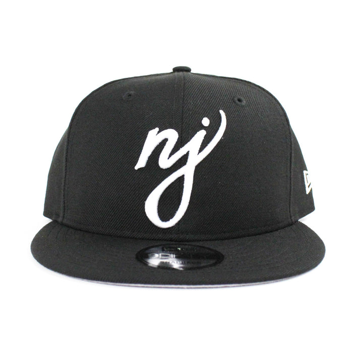 NJ Script New Era 9Fifty Snapback Hat 2018 (Black Gray Under Brim)