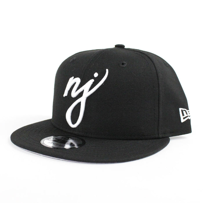 NJ Script New Era 9Fifty Snapback Hat 2018 (Black Gray Under Brim)
