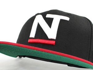 NT New Era 9Fifty Snapback Hat (Green Under Brim)
