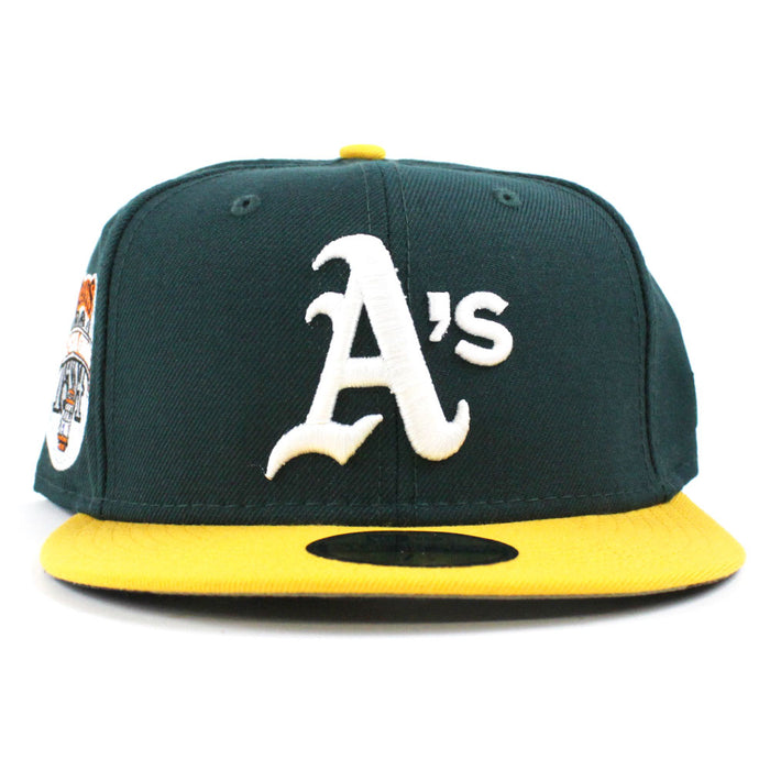 Oakland Athletics 1984 All-Star Game New Era 59Fifty Fitted Hat (Green Camo Under Brim)